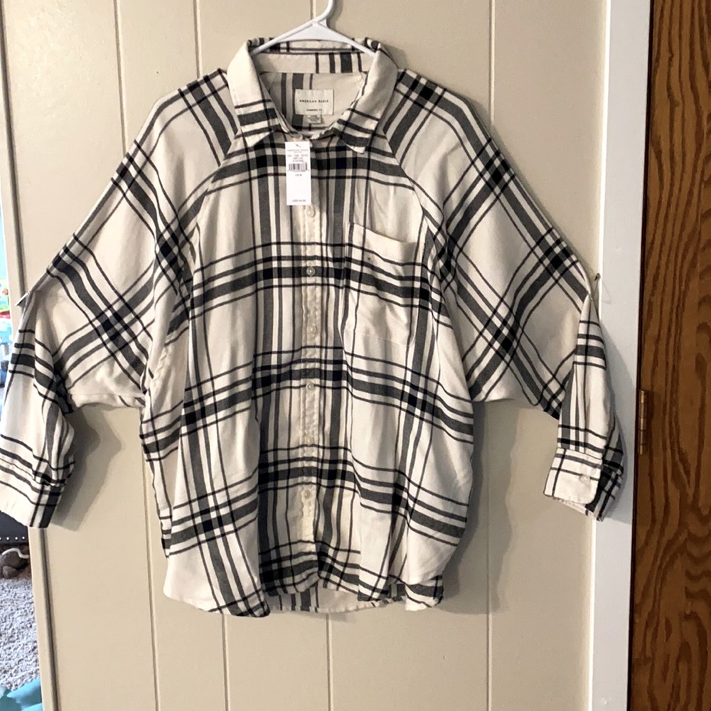 American eagle new women’s oversized flannel